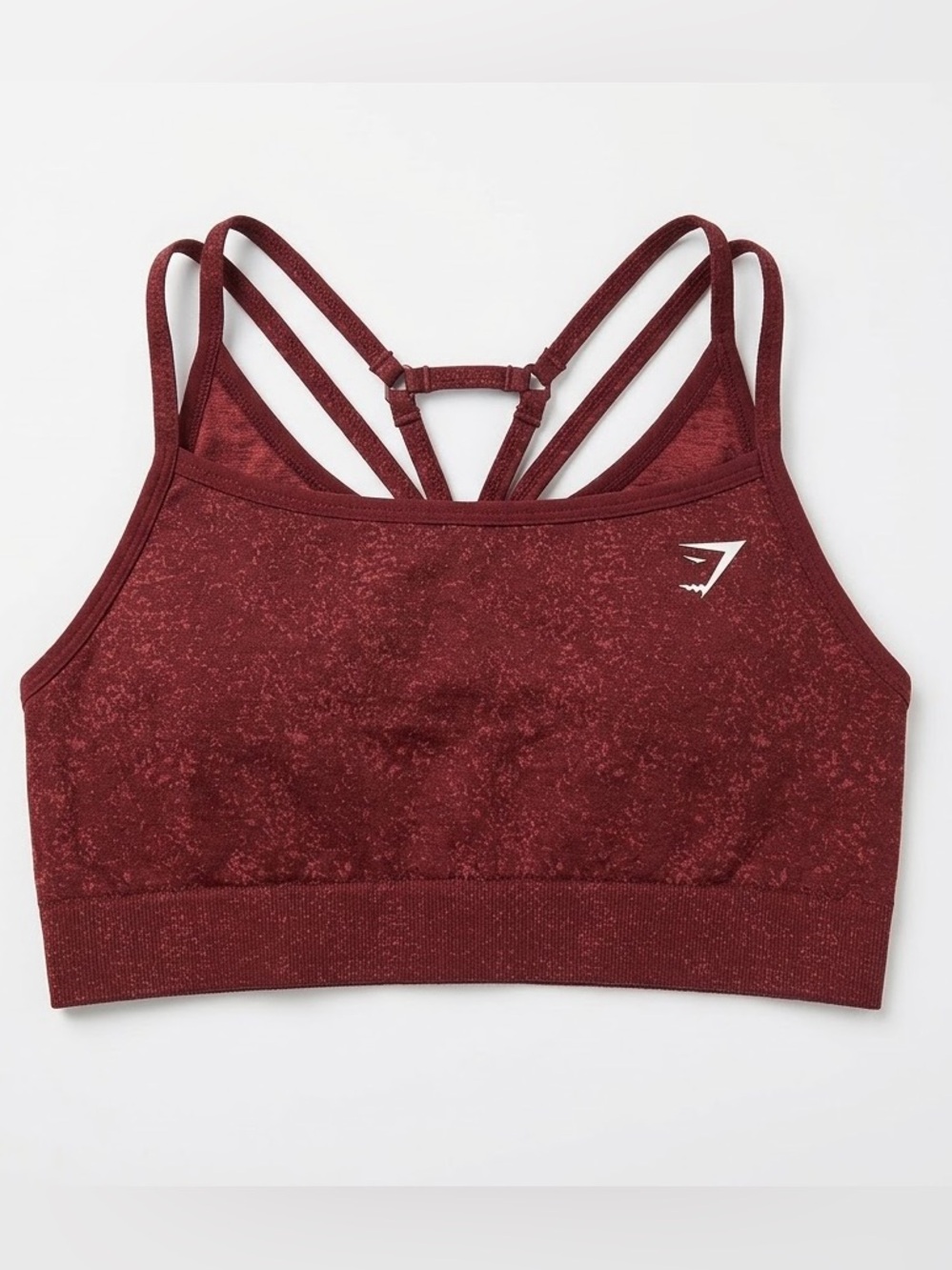Gymshark Burgundy Strappy Sports Bra